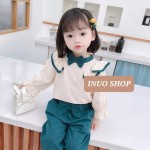 亚麻和棉花弹簧套装，优雅的女孩服装